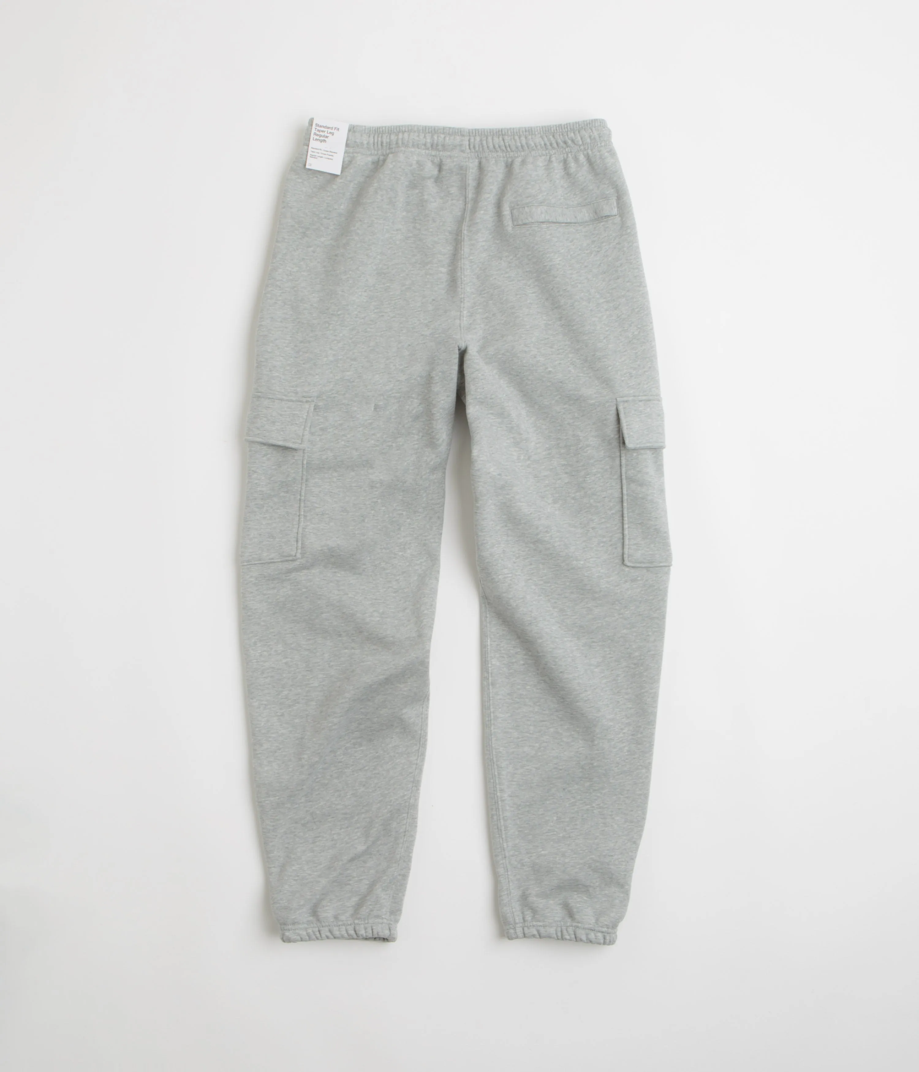 Nike Club Cargo Pants - Dark Grey Heather / Light Smoke Grey / White Nike Sportswears