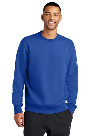 Nike Mens Club Fleece Crewneck Sweatshirt - Game Royal Blue