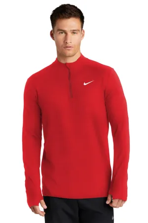 Nike Mens Element Dri-Fit Moisture Wicking 1/4 Zip Sweatshirt - Scarlet Red