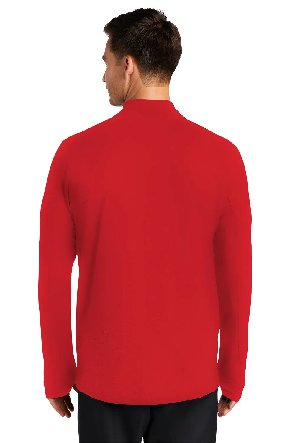 Nike Mens Element Dri-Fit Moisture Wicking 1/4 Zip Sweatshirt - Scarlet Red