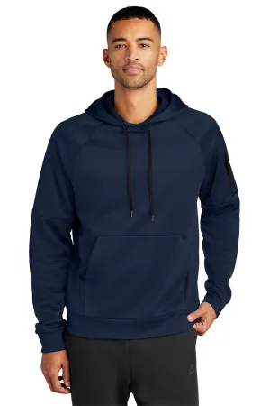Nike Mens Therma-Fit Fleece Hooded Sweatshirt Hoodie w/ Pouch Pocket - Navy Blue