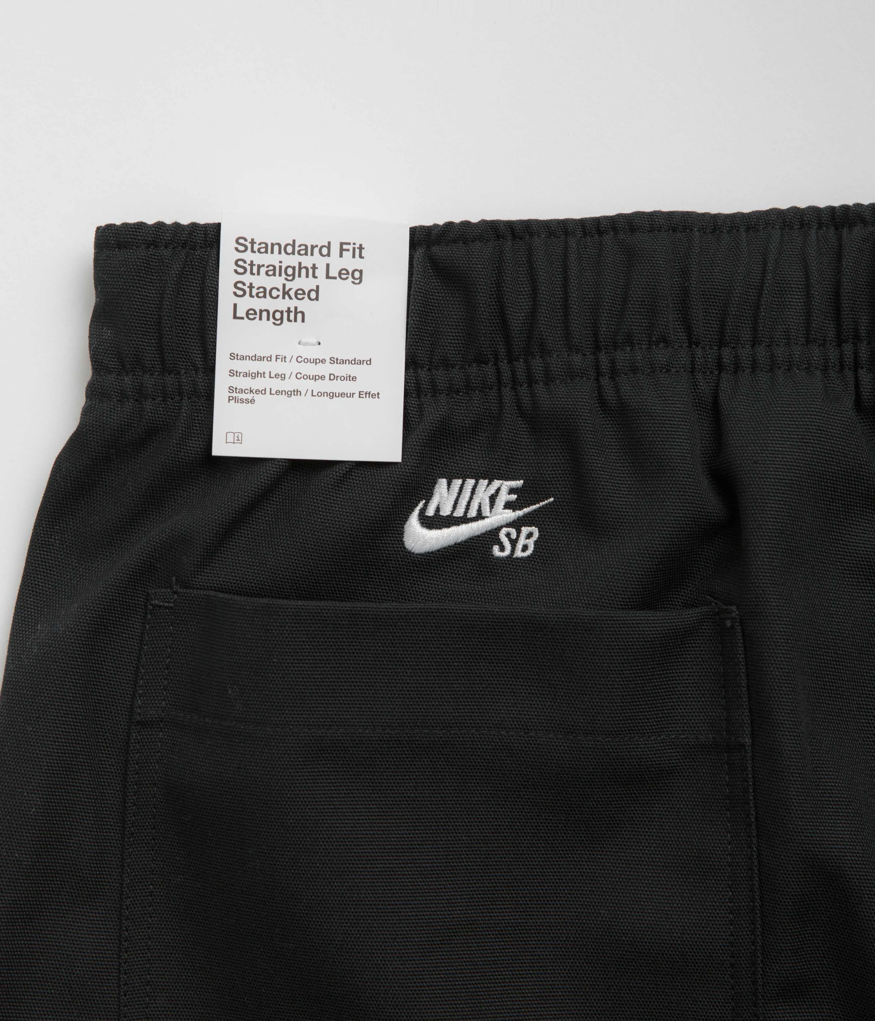 Nike SB Twill Double Knee Pants - Black Nike SB Clothing