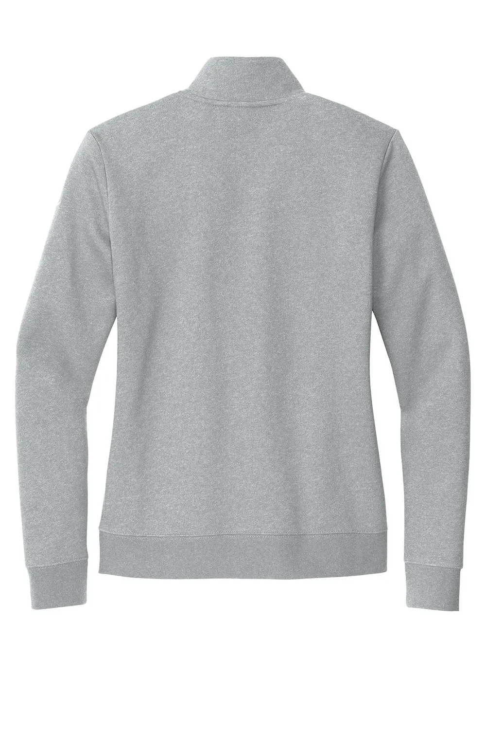 Nike Womens Club Fleece 1/4 Zip Sweatshirt w/ Pouch Pocket - Heather Dark Grey
