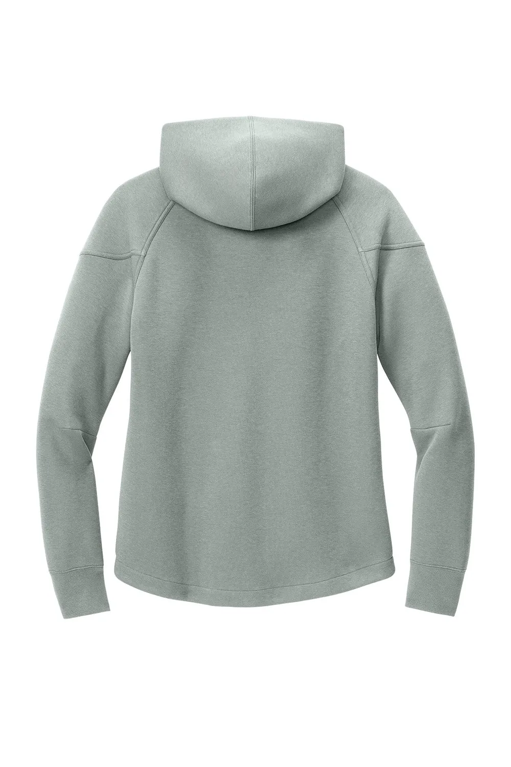 Nike Womens Tech Fleece Full Zip Hooded Sweatshirt Hoodie w/ Pockets - Heather Dark Grey