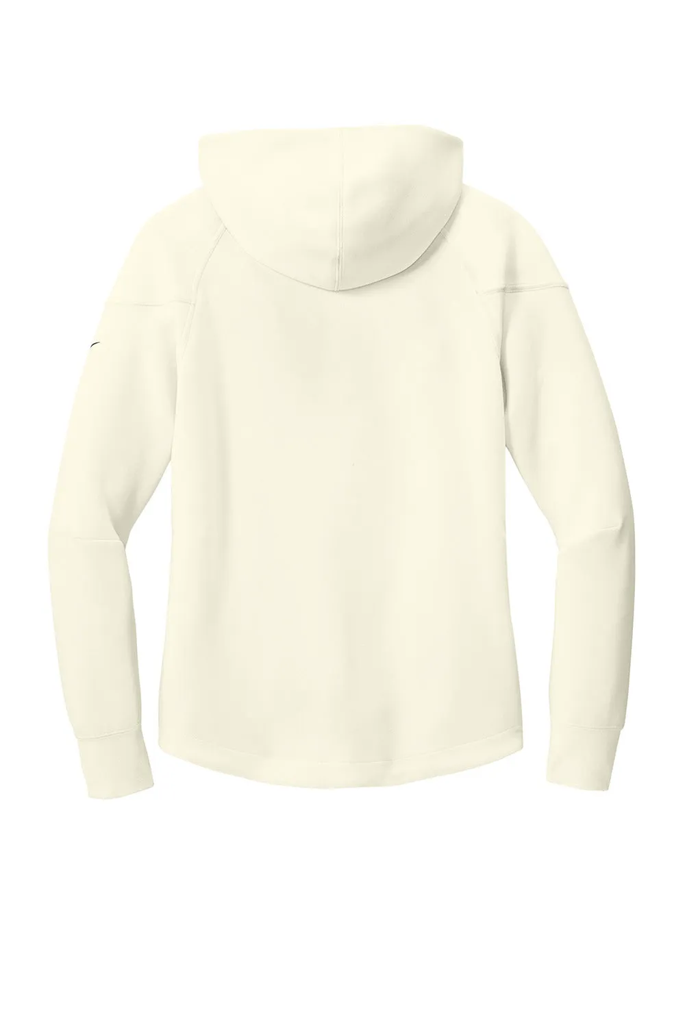 Nike Womens Tech Fleece Full Zip Hooded Sweatshirt Hoodie w/ Pockets - Pale Ivory