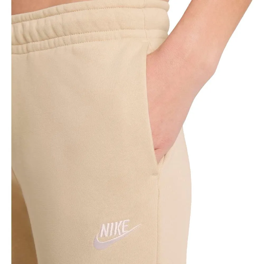 Nike Women's W NSW ESSNTL FLC MR PNT RG Pants, Rattan/White, L Columbia Clothing
