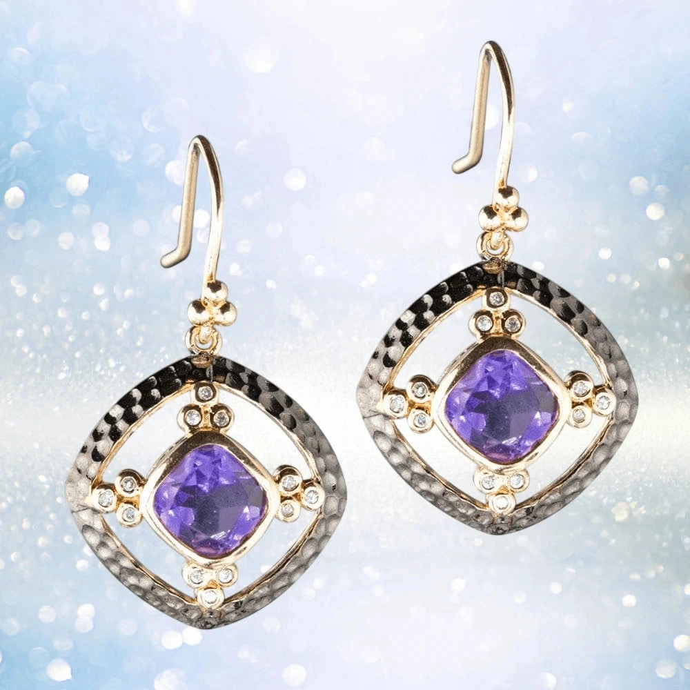 Noble Amethyst Earrings