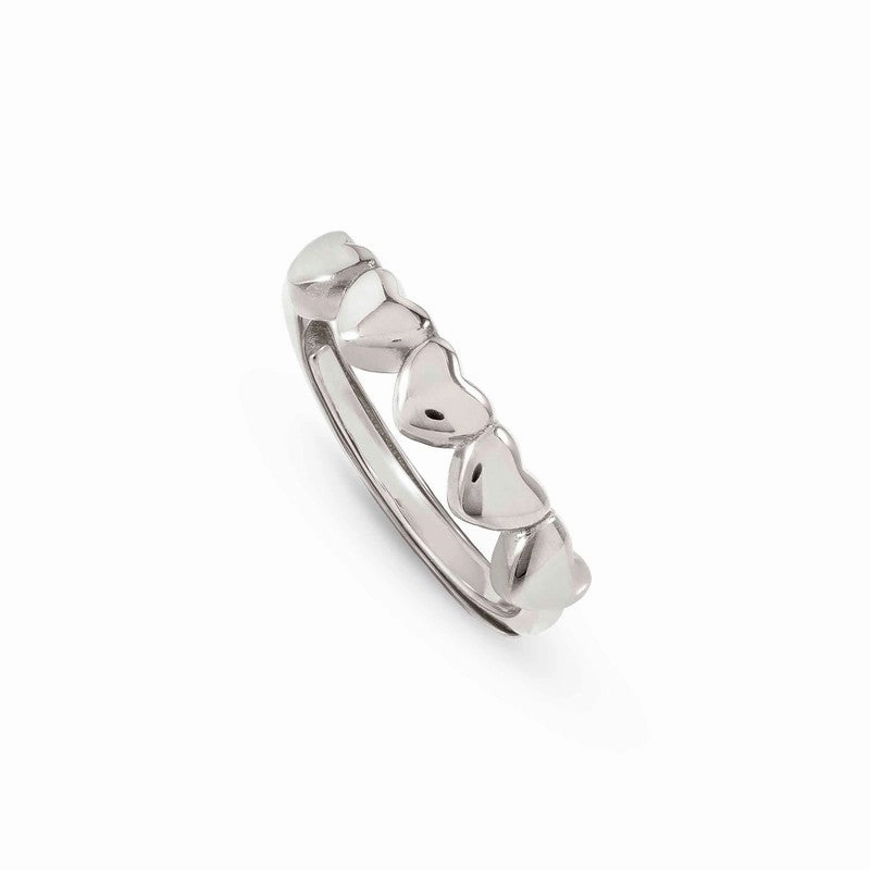 Nomination Armonica Ring, Hearts, Sterling Silver