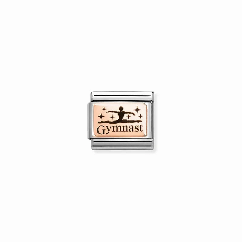 Nomination Composable Link Gymnast, 9K Rose Gold
