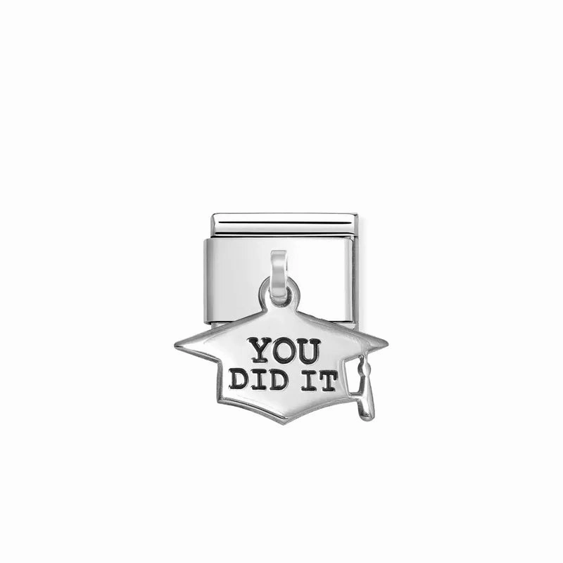 Nomination Composable Link You Didi It Graduation Pendant, Silver