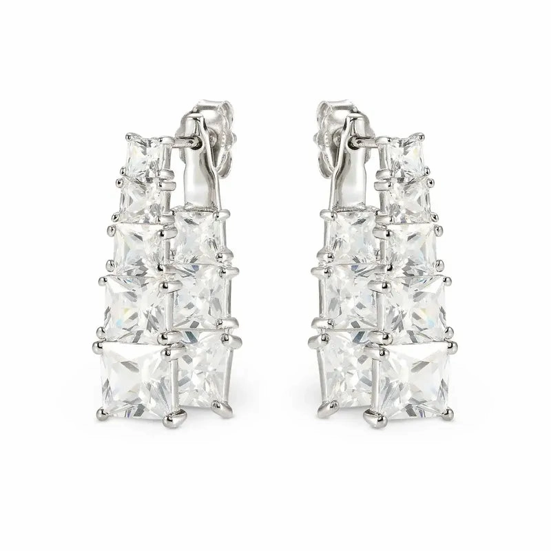 Nomination Daytonight Earrings with Cubic Zirconia, Sterling Silver