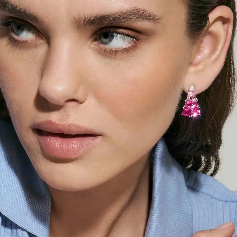Nomination Daytonight Earrings with Cubic Zirconia, Sterling Silver