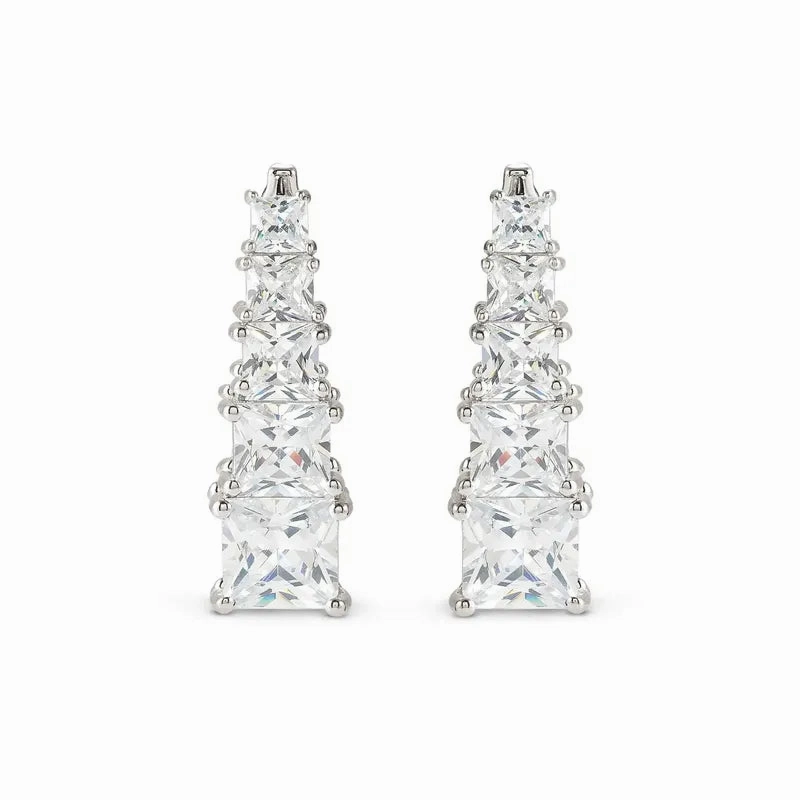Nomination Daytonight Earrings with Cubic Zirconia, Sterling Silver