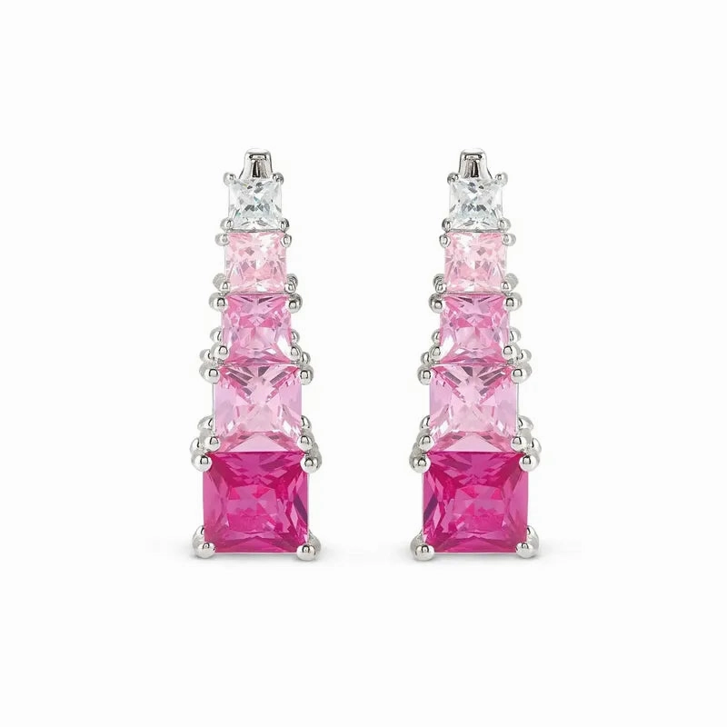 Nomination Daytonight Earrings with Cubic Zirconia, Sterling Silver