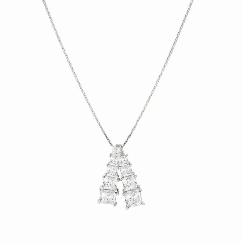 Nomination Daytonight Necklace, Cubic Zirconia, Sterling Silver