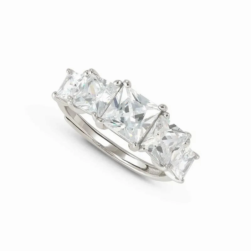 Nomination Daytonight Ring, Cubic Zirconia, Sterling Silver