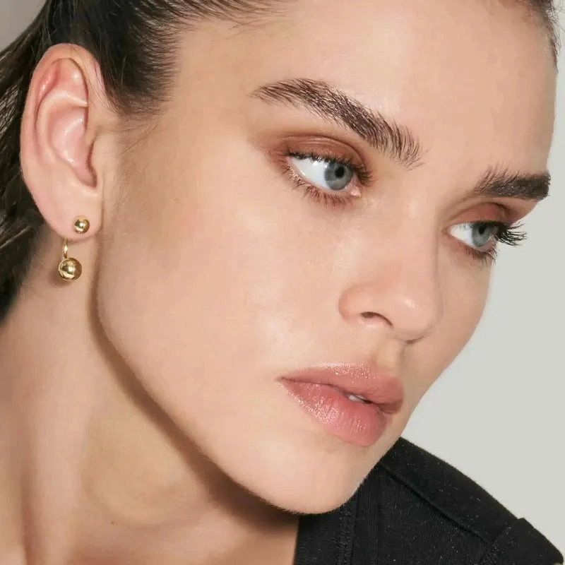 Nomination Fashion Era Earrings with 2 Spheres, PVD Yellow Gold