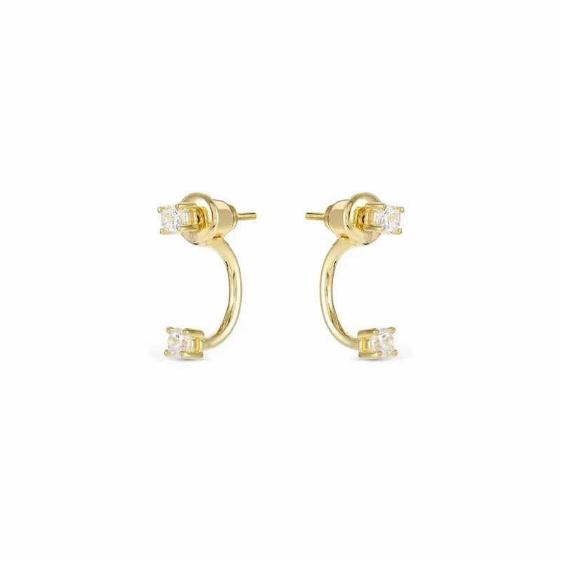 Nomination Fashion Era Earrings with Cubic Zirconia, PVD Yellow Gold