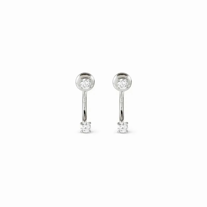 Nomination Fashion Era Earrings with Cubic Zirconia, Sterling Silver