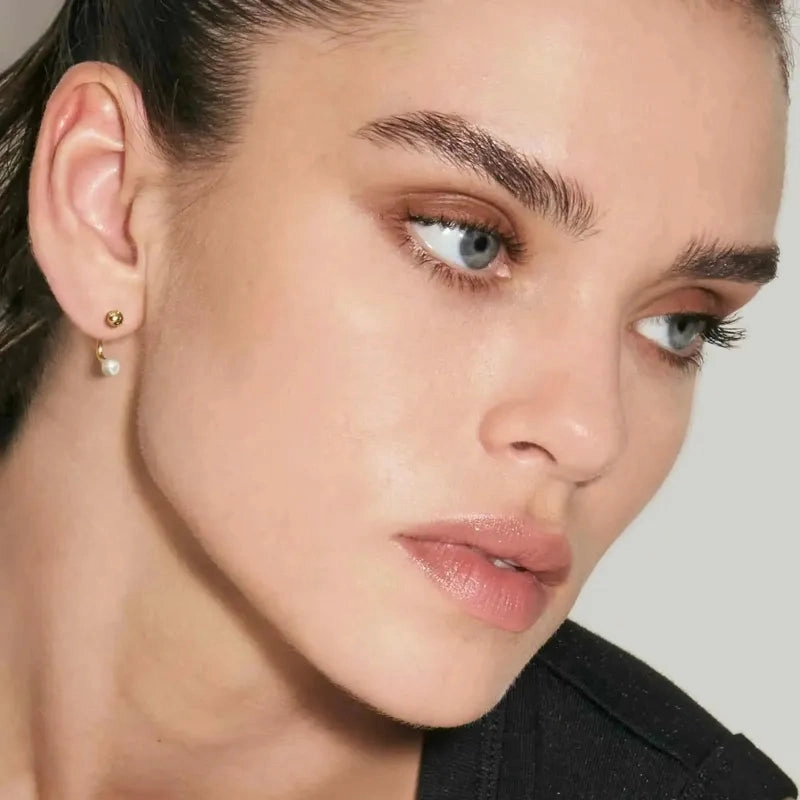 Nomination Fashion Era Earrings with Pearl, PVD Yellow Gold