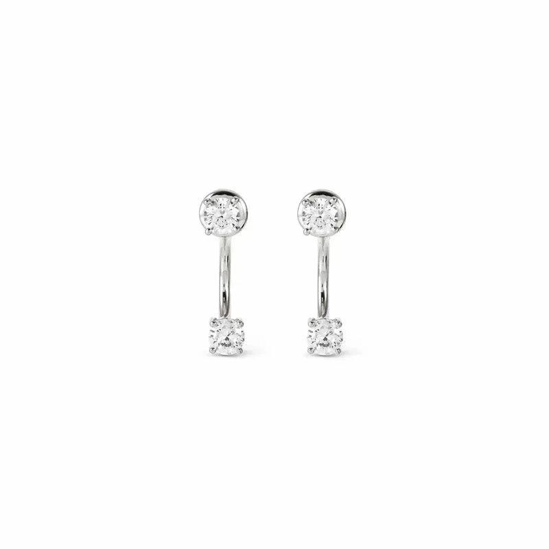Nomination Fashion Era Large Earrings with Cubic Zirconia, Sterling Silver