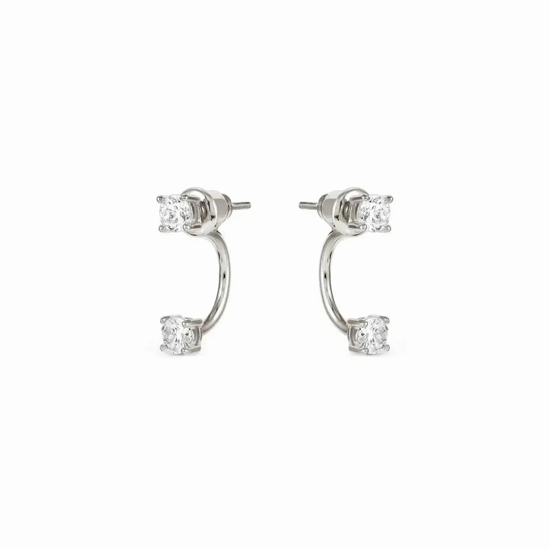 Nomination Fashion Era Large Earrings with Cubic Zirconia, Sterling Silver