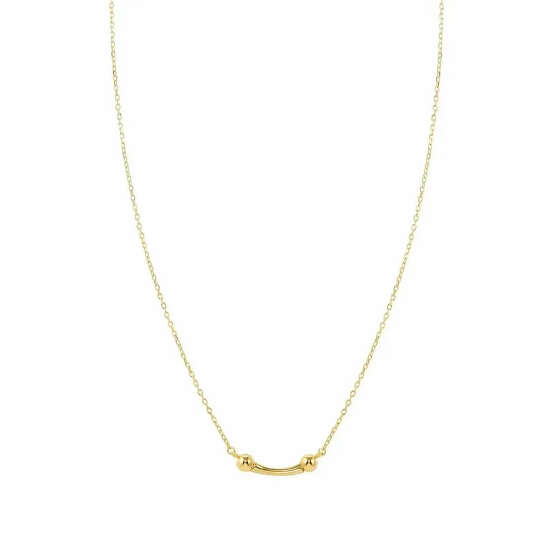Nomination Fashion Era Necklace with Bar, PVD Yellow Gold