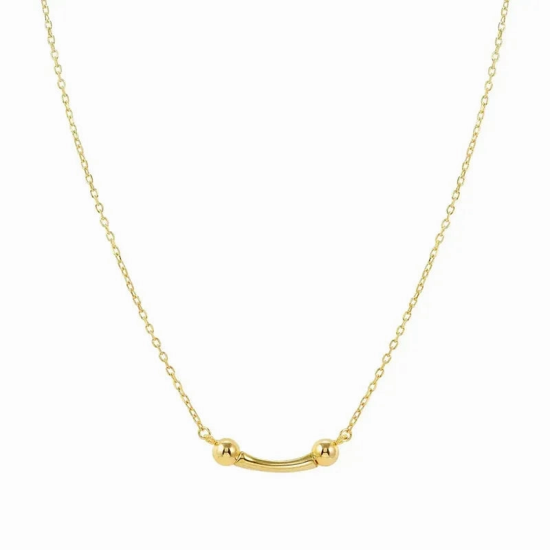 Nomination Fashion Era Necklace with Bar, PVD Yellow Gold