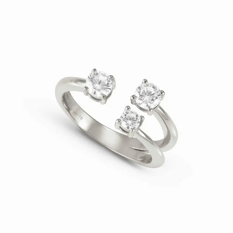 Nomination Fashion Era Ring with Cubic Zirconia, Sterling Silver