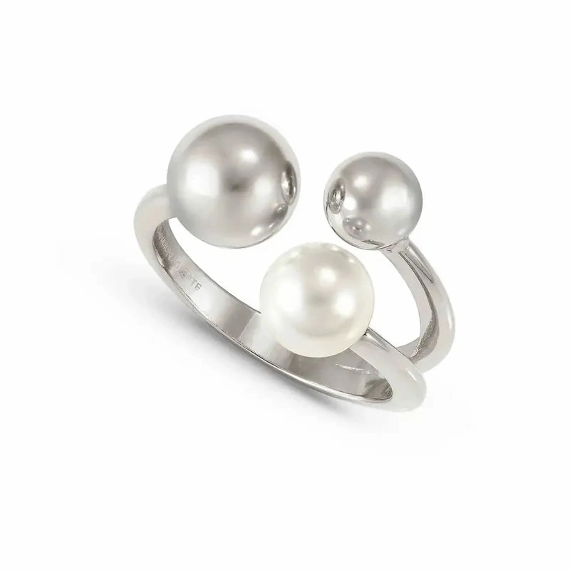Nomination Fashion Era Ring with Pearl, Sterling Silver