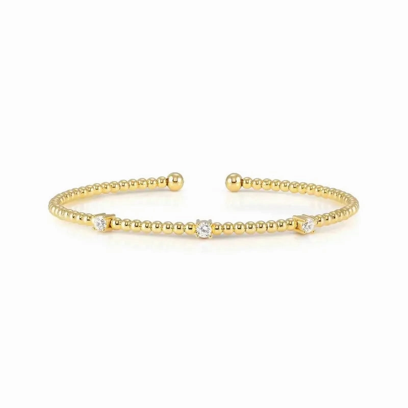 Nomination Fashion Era Semi-Grid Bracelet with Cubic Zirconia, PVD Yellow Gold