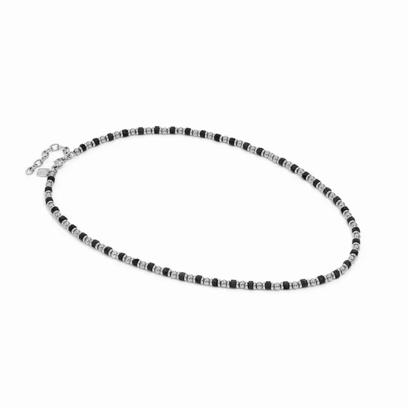Nomination Instinct Style Sea Ed Necklace with Natural Stones, Stainless Steel