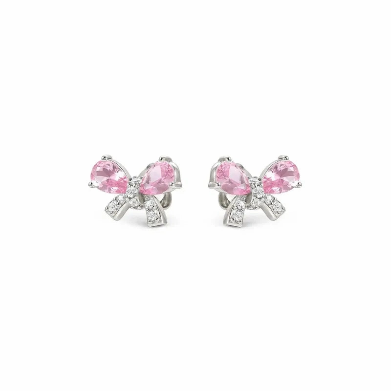 Nomination Shine Me Up Earrings, Bow with Cubic Zirconia, Sterling Silver