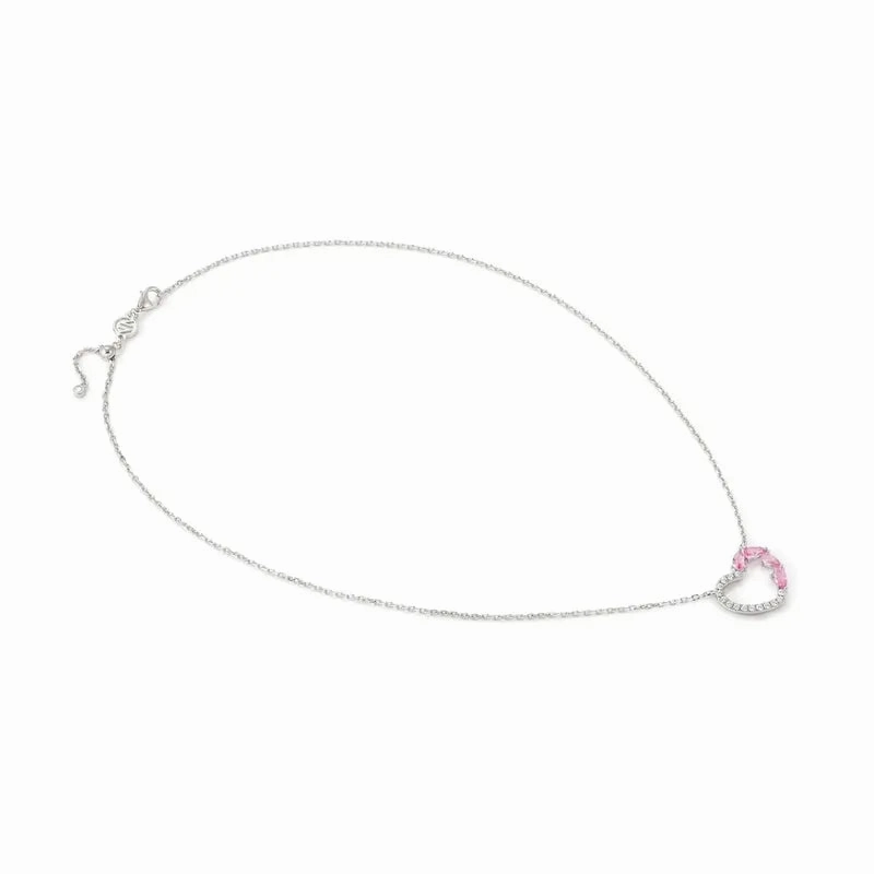 Nomination Shine Me Up Necklace, Heart with Cubic Zirconia, Sterling Silver