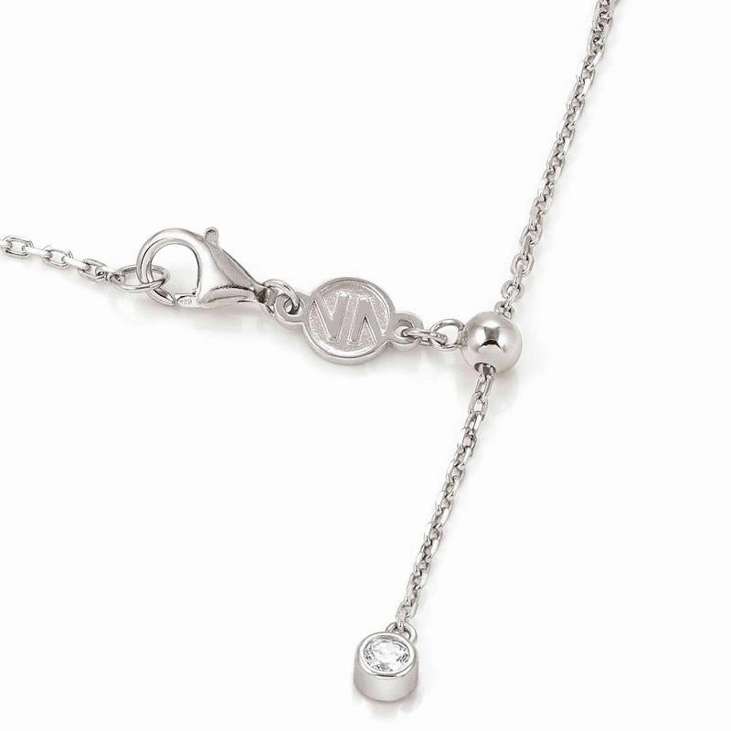 Nomination Shine Me Up Necklace, Heart with Cubic Zirconia, Sterling Silver
