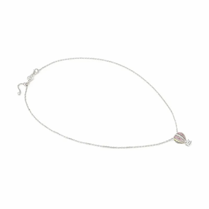 Nomination Shine Me Up Necklace, Hot Air Balloon with Cubic Zirconia, Sterling Silver