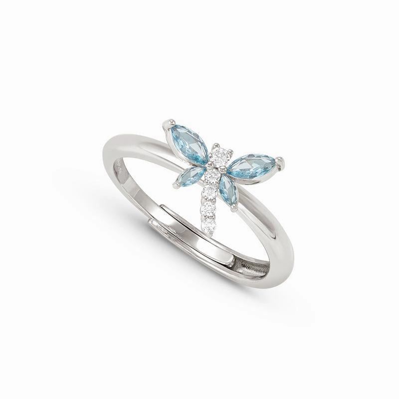 Nomination Shine Me Up Ring, Blue Dragonfly