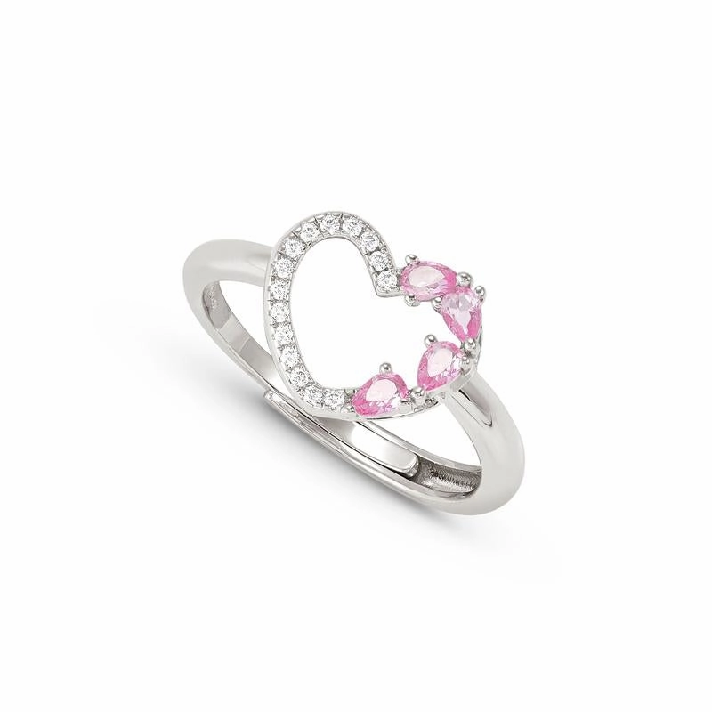 Nomination Shine Me Up Ring, Heart & Cubic Zirconia