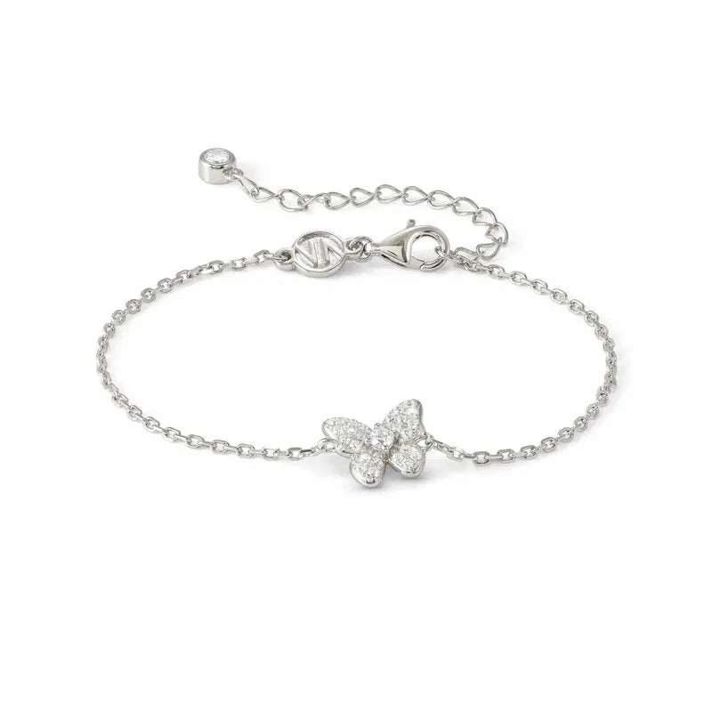 Nomination Sweetmadame Bracelet, Butterfly & Cubic Zirconia, Silver