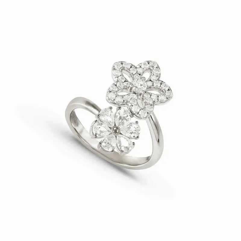 Nomination Sweetmadame, Flowers & Cubic Zirconia, Sterling Silver