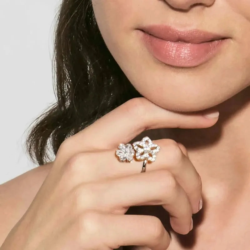 Nomination Sweetmadame, Flowers & Cubic Zirconia, Sterling Silver