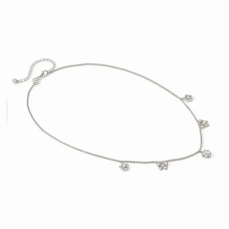 Nomination Sweetmadame Necklace, Flowers & Butterflies Mix, Sterling Silver