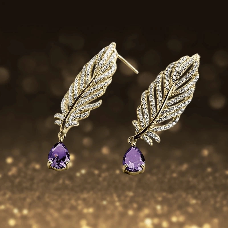 Orelia Amethyst Earrings