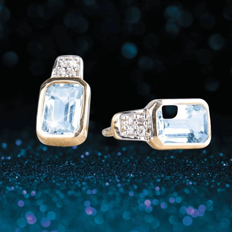 Oseaan Aquamarine Earrings