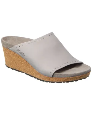 Papillio by Birkenstock Namica Rivets Narrow Leather Wedge Sandal