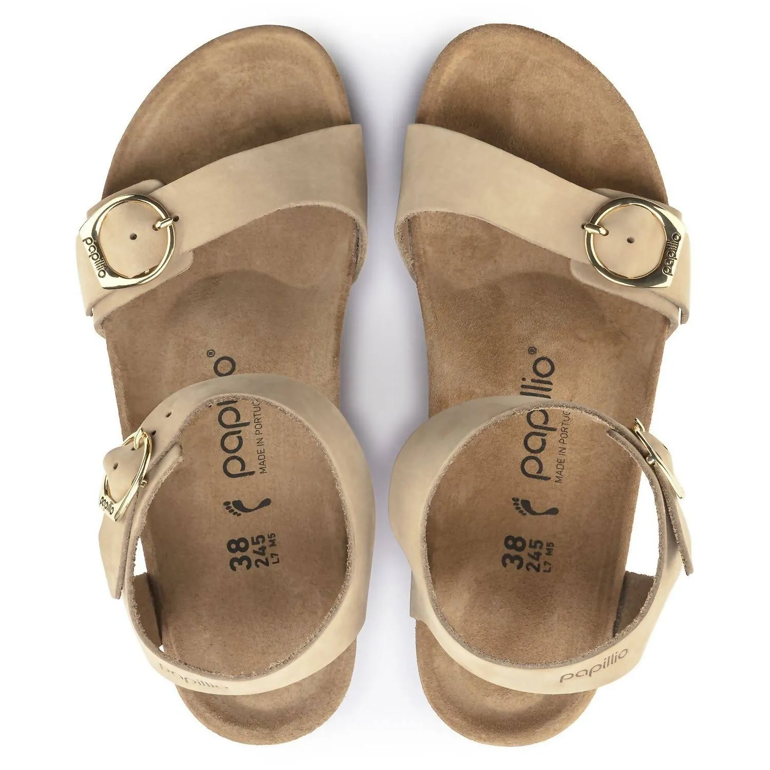Papillio Soley Ring Buckle Sandal - Narrow Width In Sandcastle