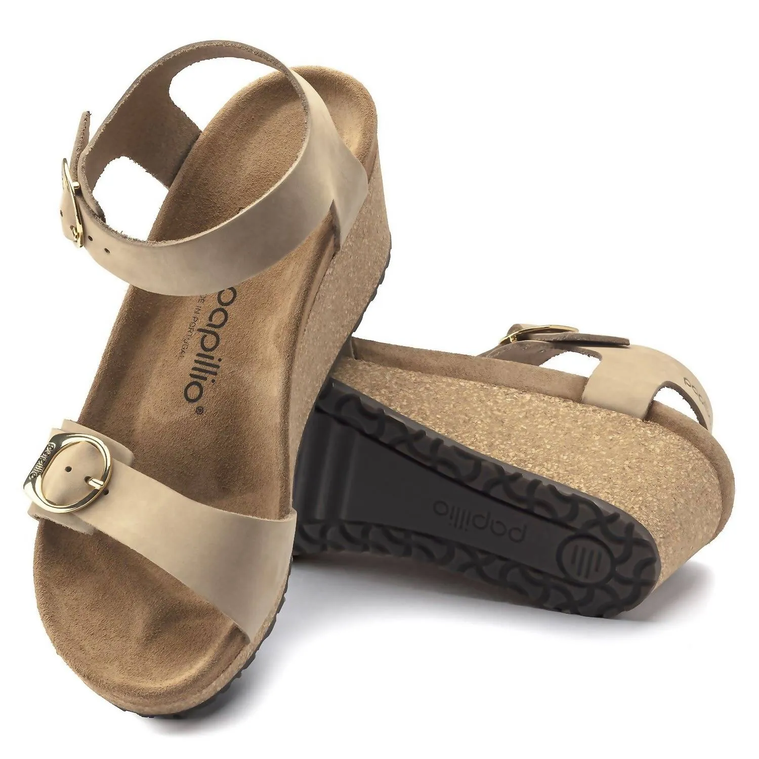 Papillio Soley Ring Buckle Sandal - Narrow Width In Sandcastle