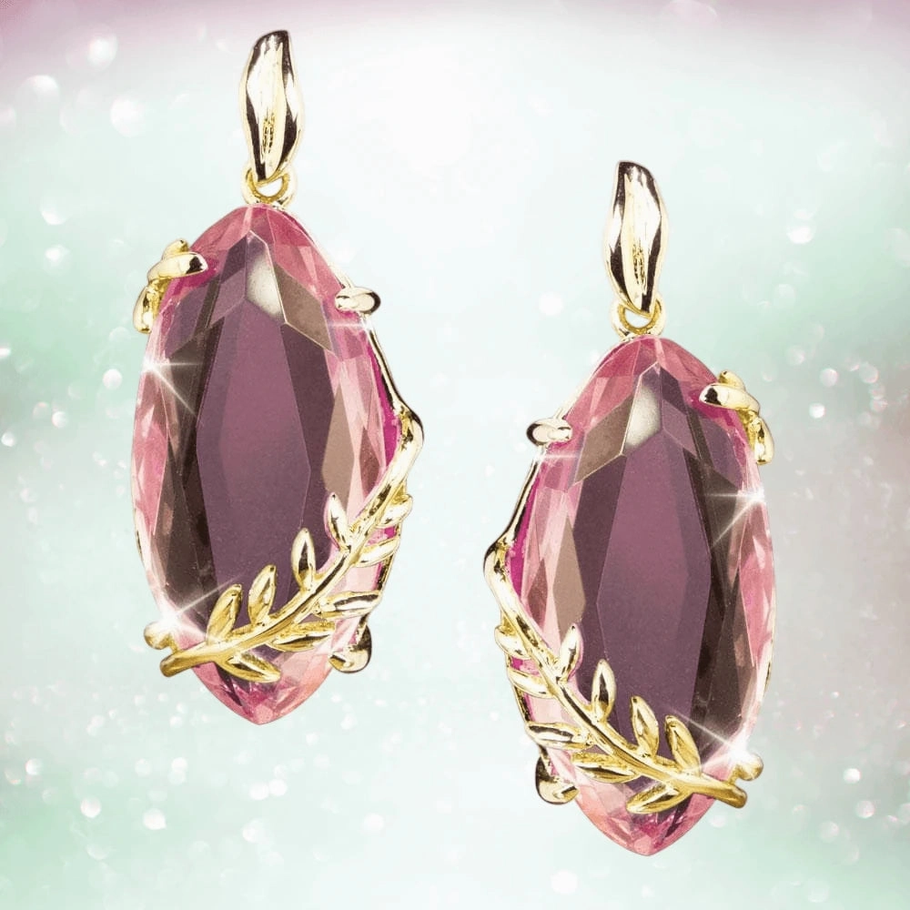 Pink Dragonfly Earrings