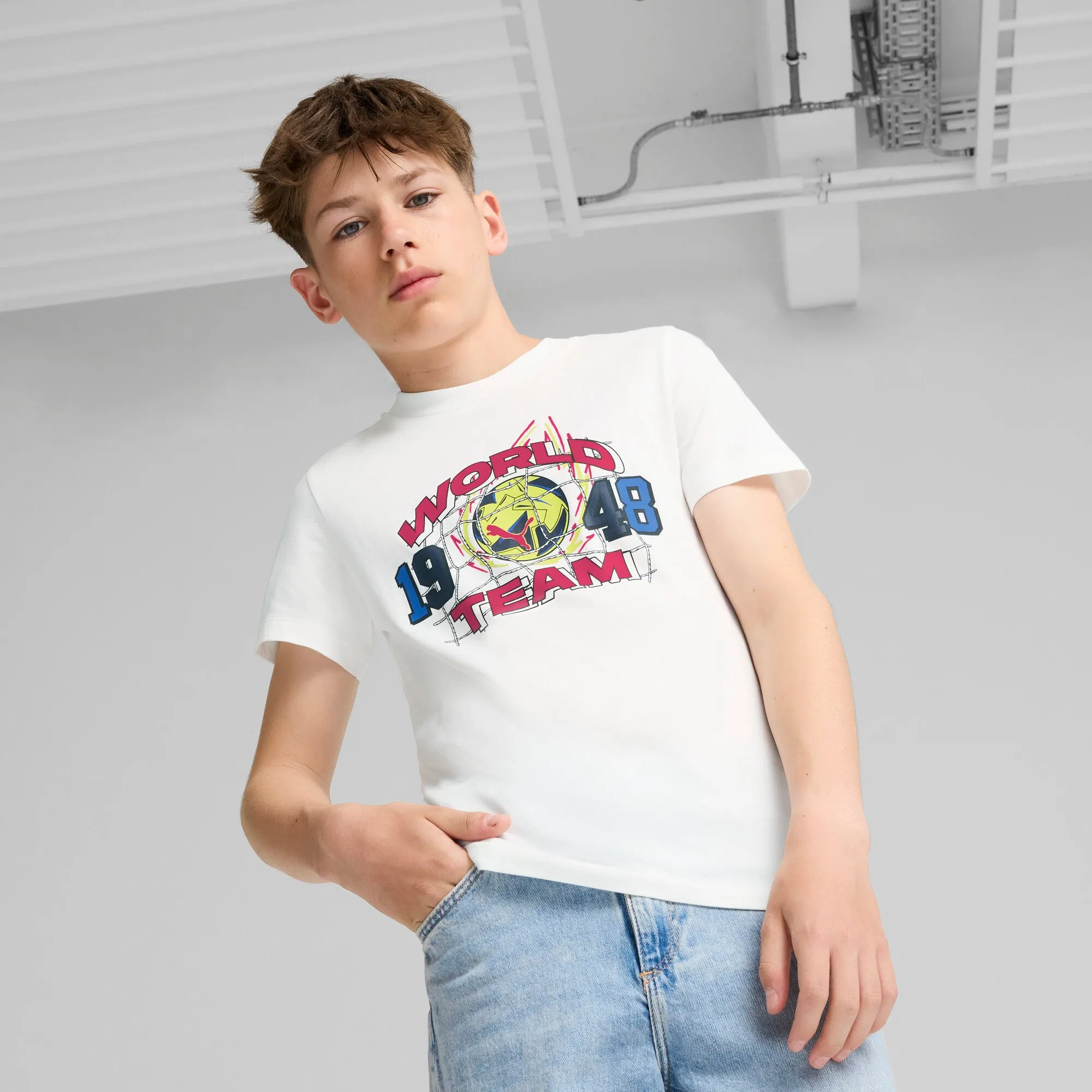 PUMA Big Kids' GRAPHICS 1948 Tee