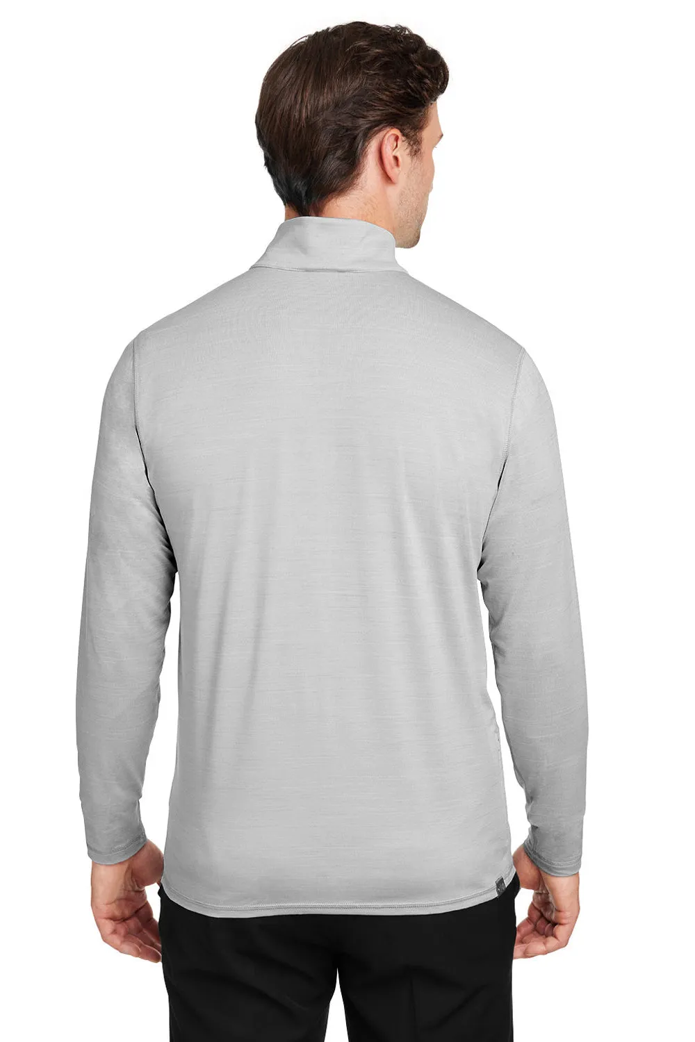 Puma Mens Cloudspun Moisture Wicking 1/4 Zip Sweatshirt - Heather High Rise Grey